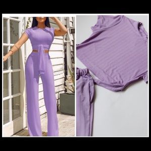 Lavender purple 2-piece set